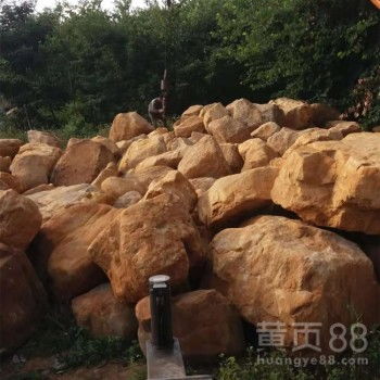 【上海黃蠟石批發2上海大型景觀石批發奉賢黃蠟石價格大量批發黃蠟石價格】-