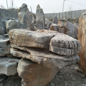 景觀石大型晚霞紅