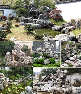 精品天然太湖石庭院園林假山魚池窟窿石 原石奇石景觀石