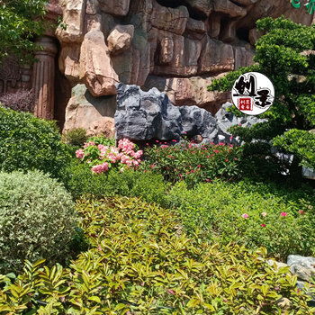 福建黑色景觀石,南平噸位太湖石廠家,延平窟窿造景石材