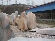 彩霞紅景觀石出售 量大優惠